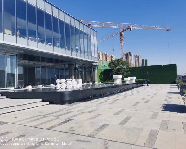 惠州售楼处蓝珍珠水景